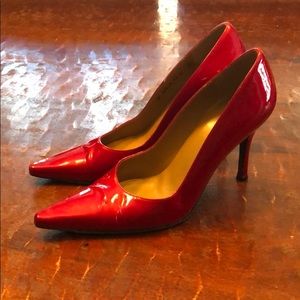 Stuart Weitzman Red Patent heels - Size 10 M